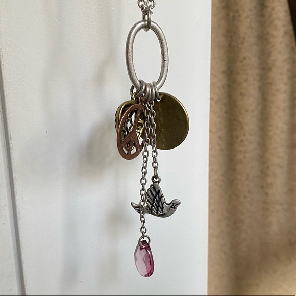 3/$30 Dove peace hope love necklace - Picture 3 of 14